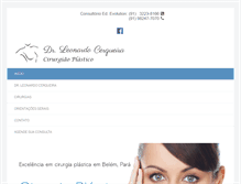 Tablet Screenshot of drleonardocerqueira.com